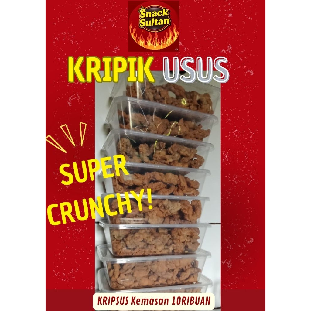 

KRIPIK USUS kemasan 10 RIBU