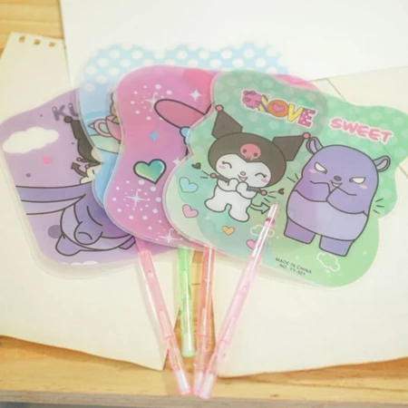 KIPAS PELUIT KARAKTER LUCU / KIPAS TANGAN KARAKTER