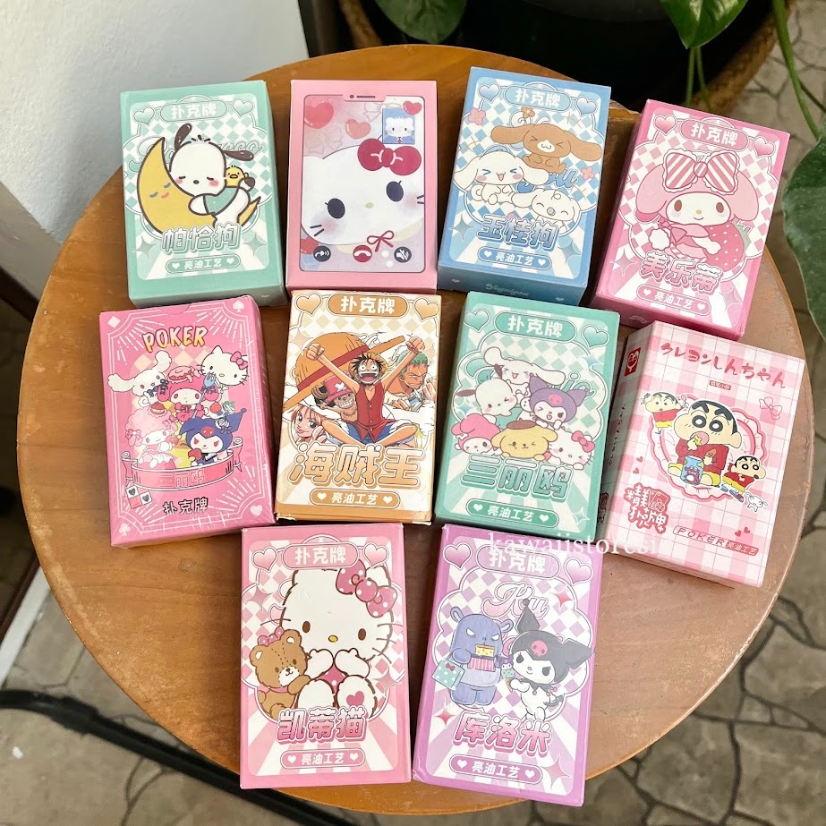 Kartu Remi Kartu Playing Card Poker Mainan Hiburan Anak Anak Dewasa Kado Ulang Tahun Games Karakter 