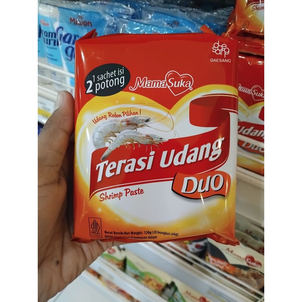 

mama suka terasi udang duo 120g(20 bungkus)