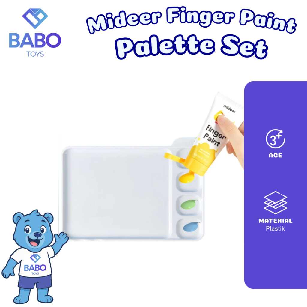 

Tk1- Mideer Finger Paint Palette Set Melukis Mewarnai Anak Ide Kado Anak Hampers Anak Set Lukis Anak