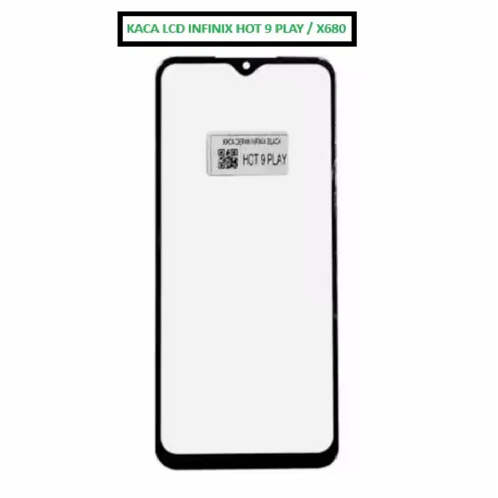 Kaca lcd + lem oca Infinix hot 9 play / hot 10 play / hot 11 play / hot 10 s