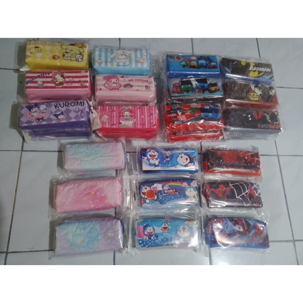 

Kotak pensil resleting karakter Anak