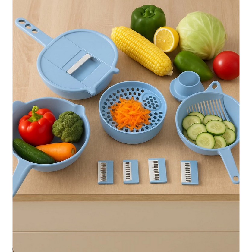 Pemotong Sayur Parutan Sayur Kentang Serbaguna Mandoline Slicer Nicer Dicer