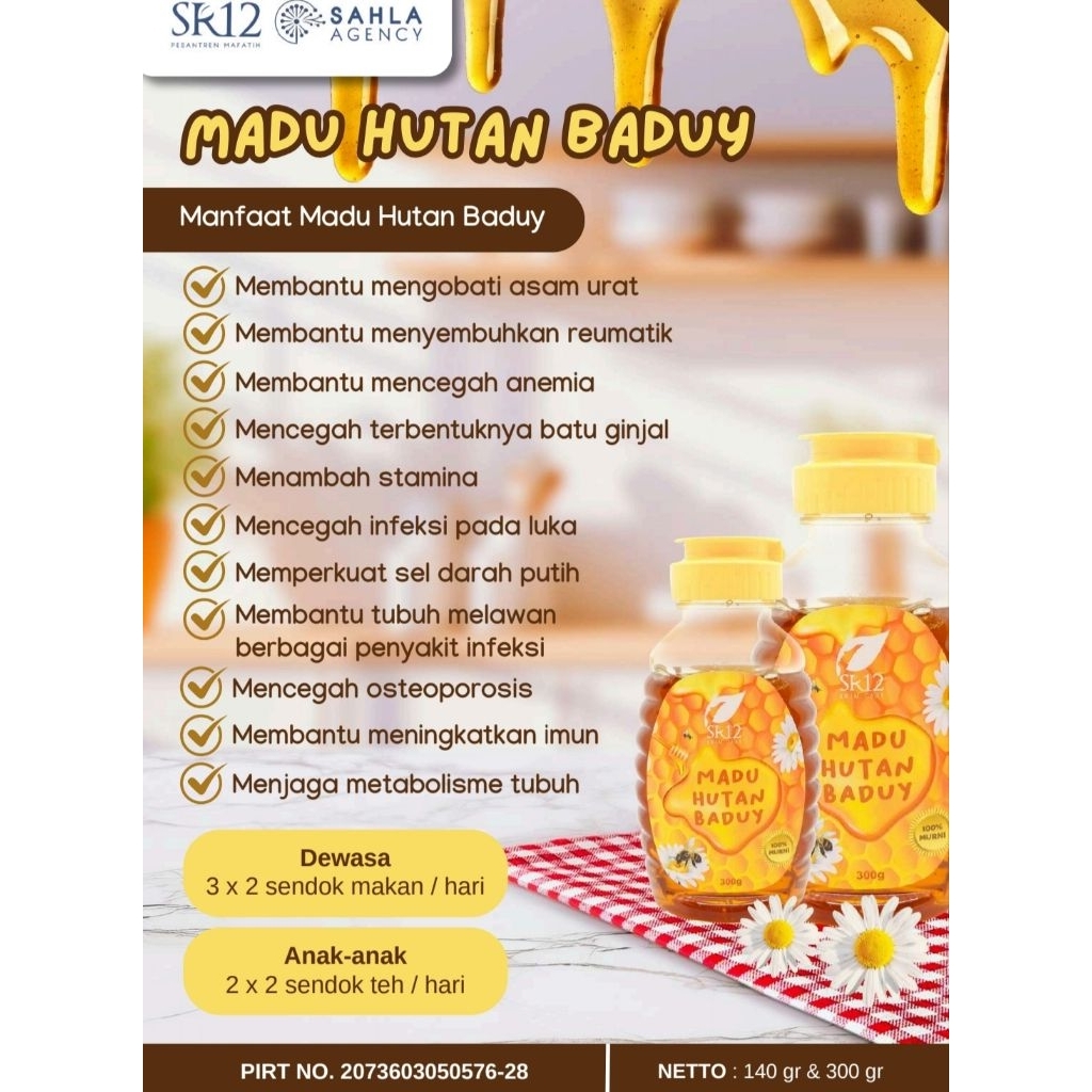 

SR12 Madu Hutan Baduy Madu Asli/Murni
