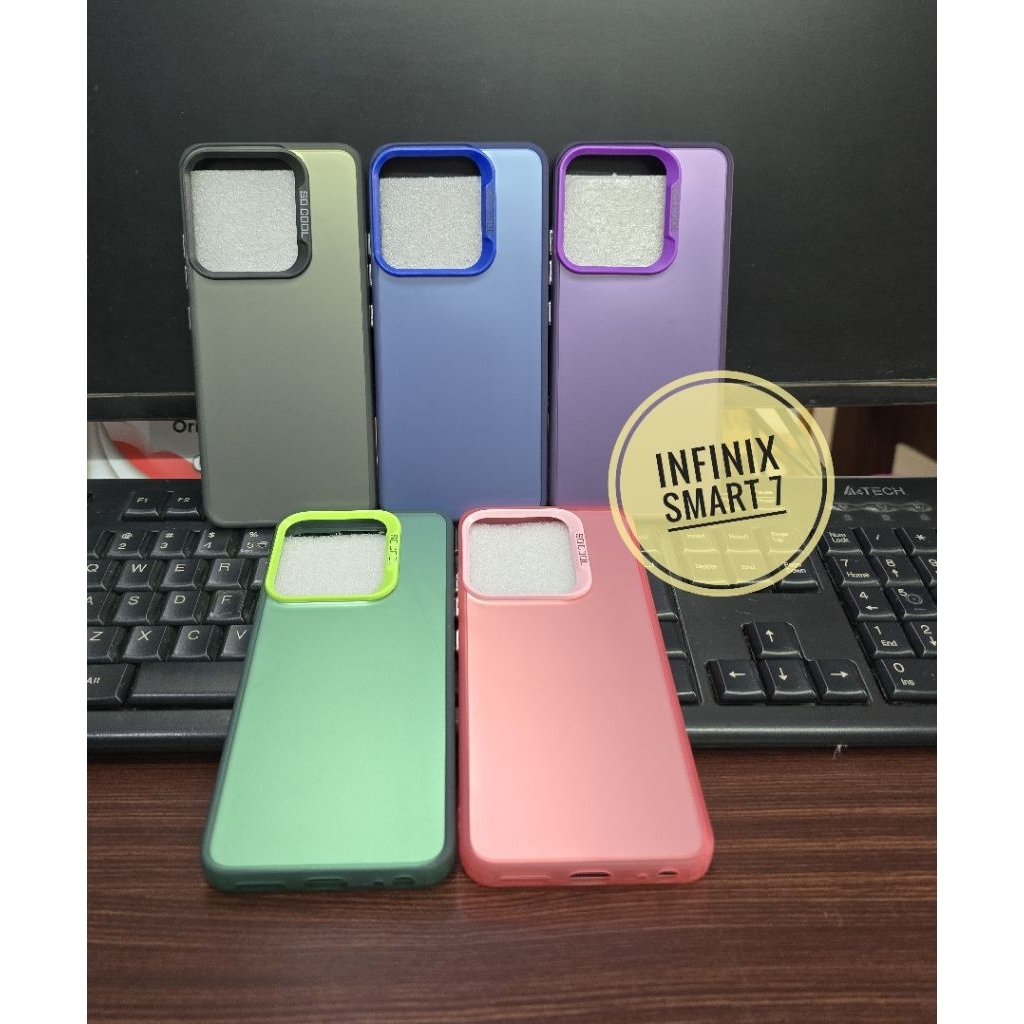 SOFTCASE IMD MATTE HYBRID INFINIX SMART 7 / CASING INFINIX SMART 7