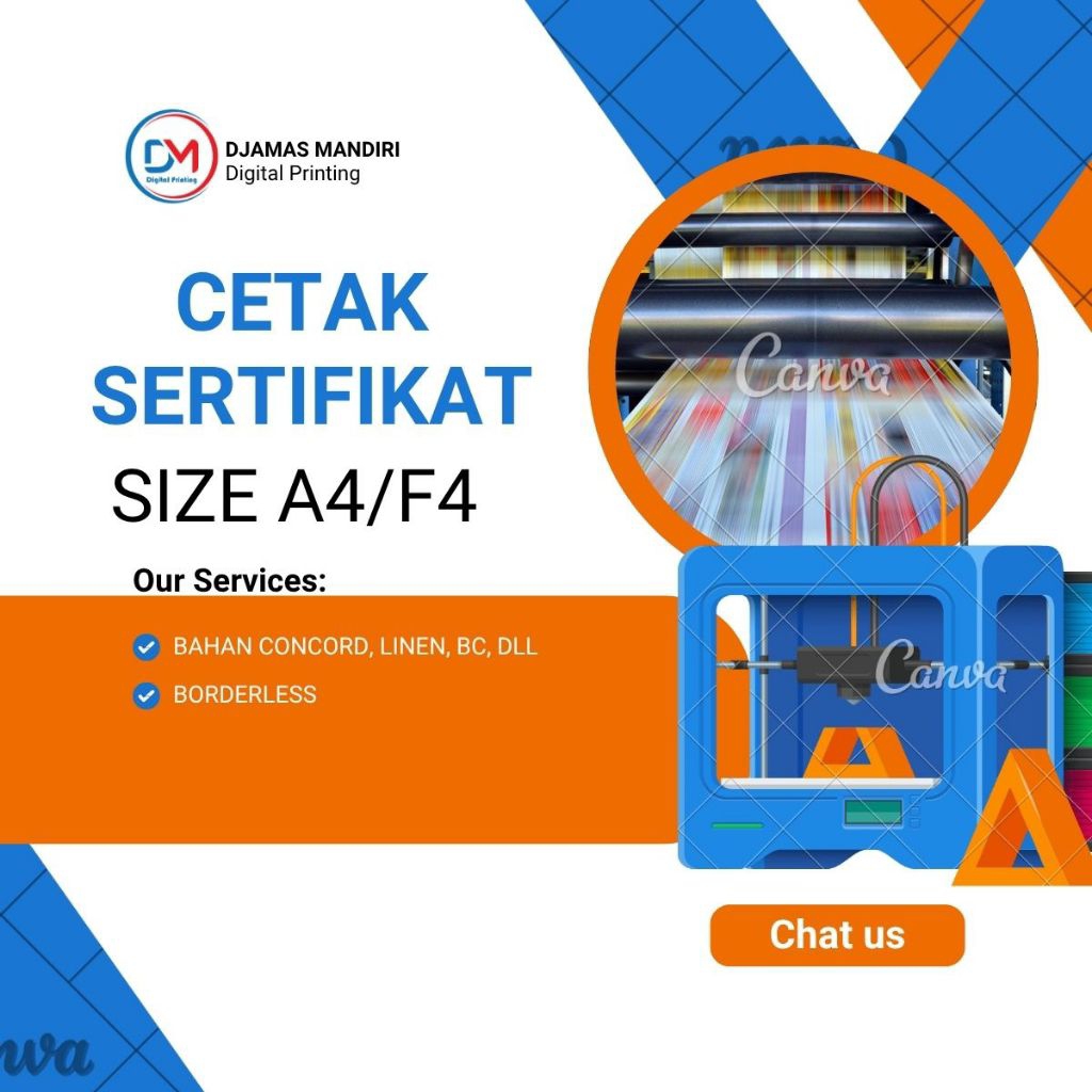 

Cetak Sertifikat Piagam Custom A4 F4