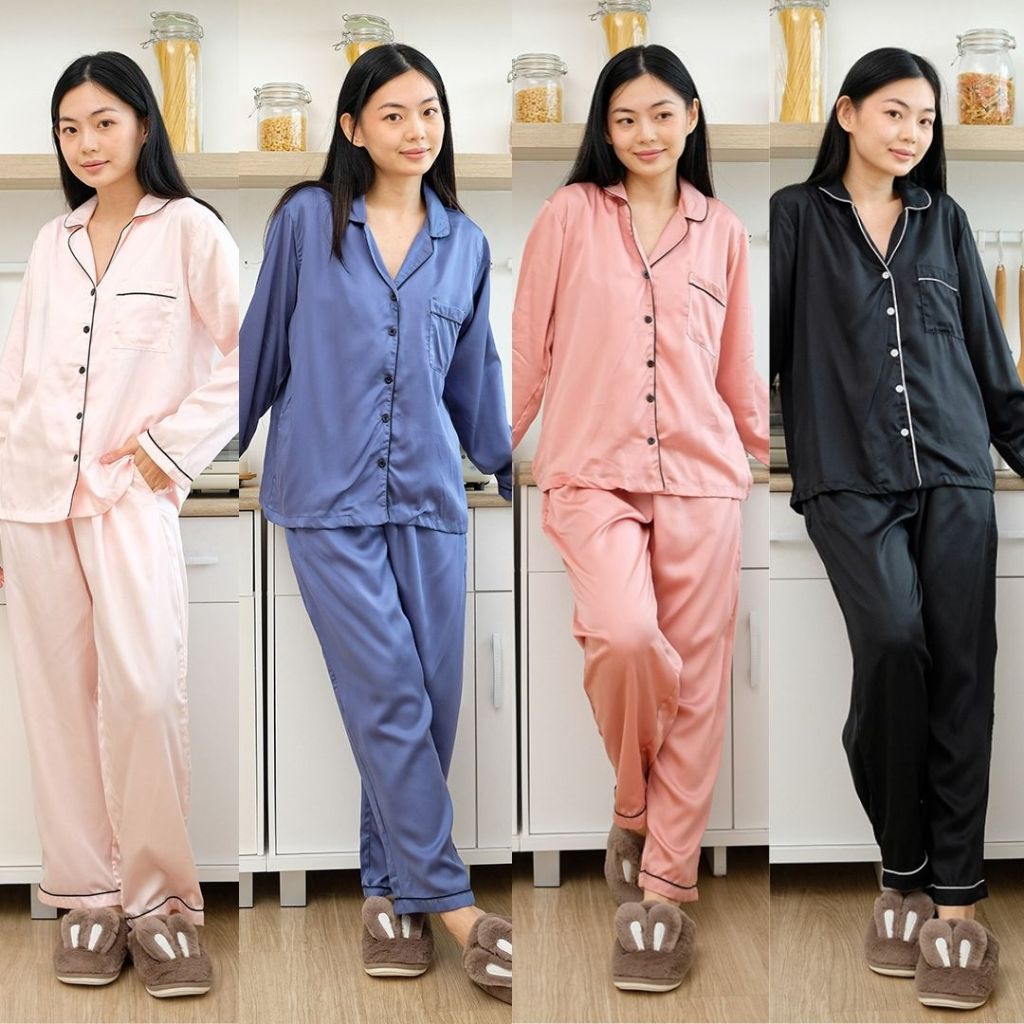 Cielyn | Organic Silk | Camila Harper  | Setelan Piyama Wanita Dewasa | Baju Tidur Wanita