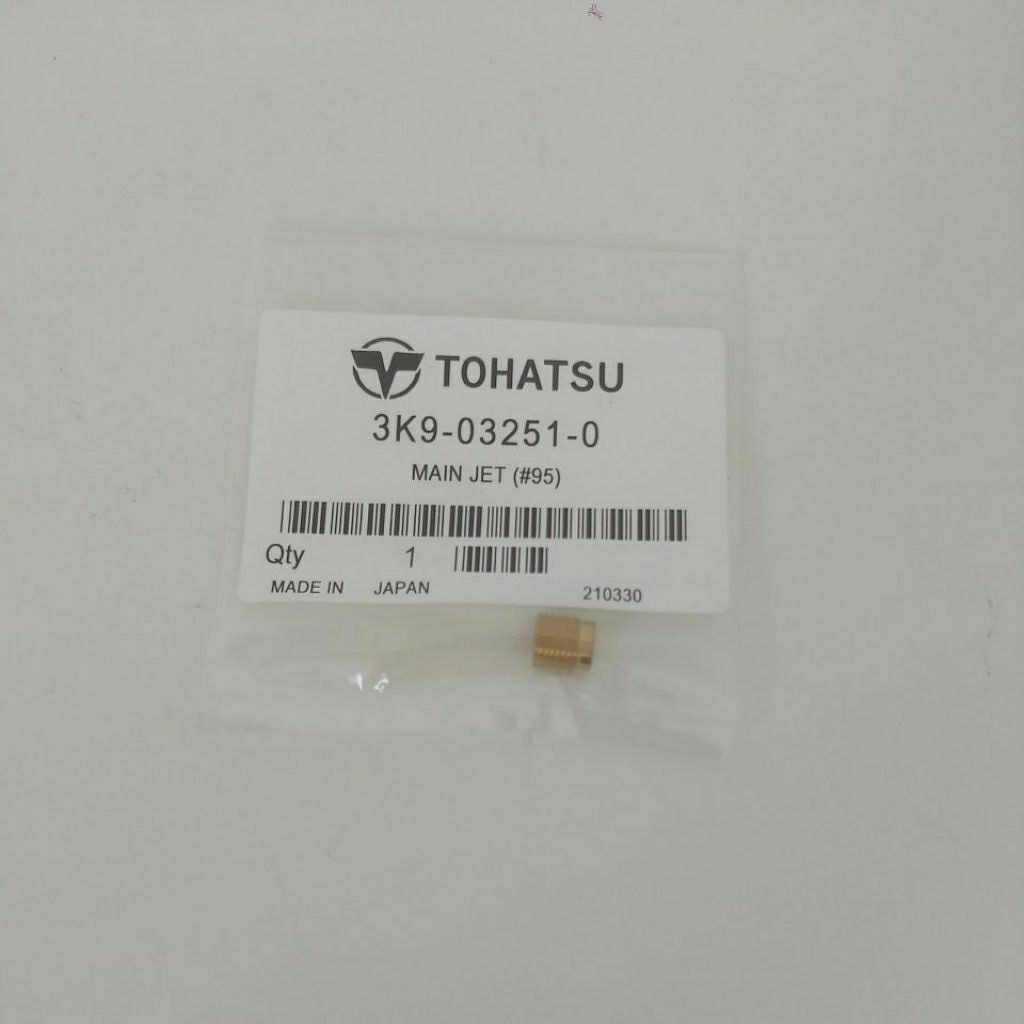 Main jet mesin Tohatsu 9.8pk. Asli.