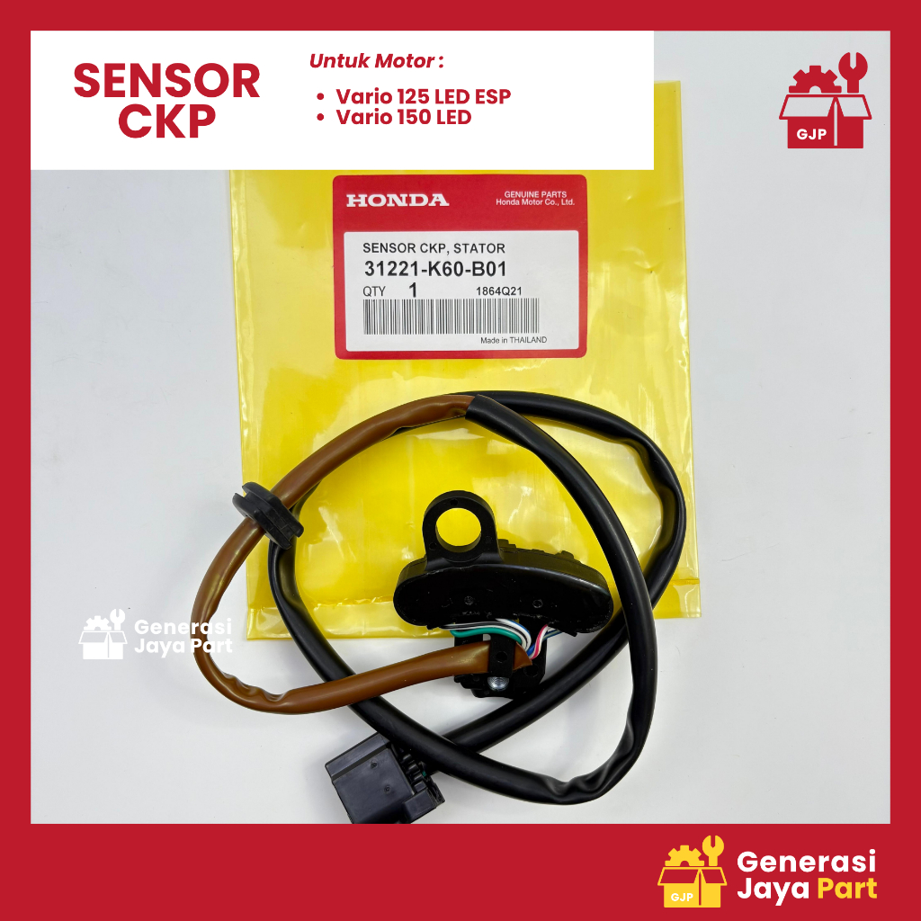 Sensor CKP Spull Stator Kaki 3 Vario 125 Led Vario 150 Led 31221-K60-B01 | SENSOR CKP | HONDA | Asli