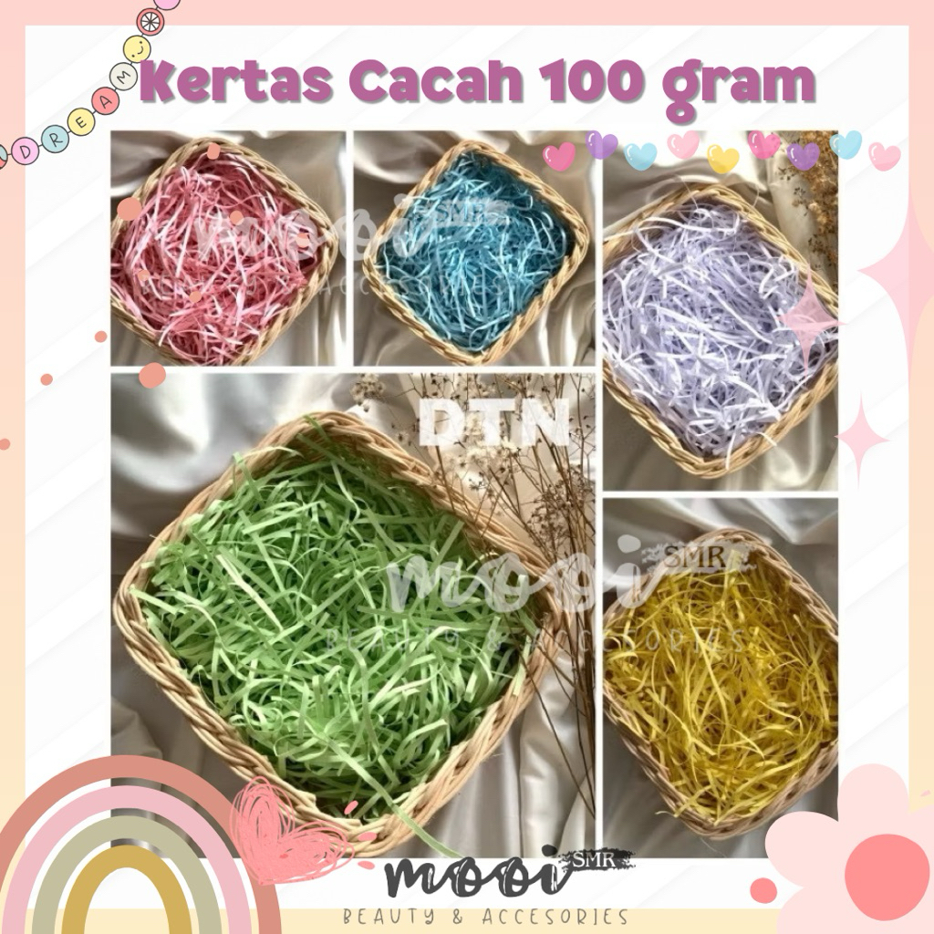 

Kertas Cacah 100GR Kertas Serut Shreeded Paper Kertas Hampers