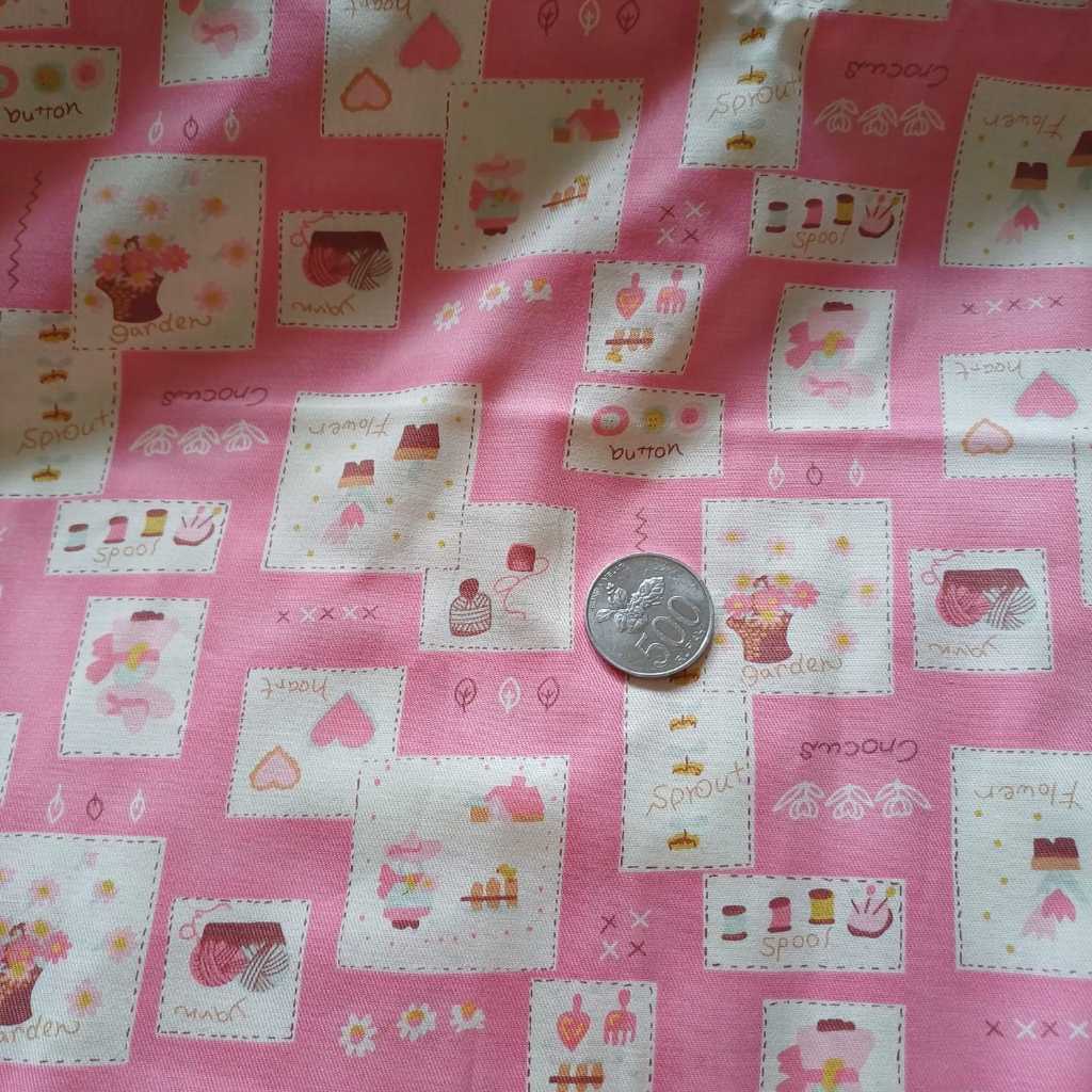 Kain Katun  Jepang  2M Tokai Senko Motif Anak Perempuan