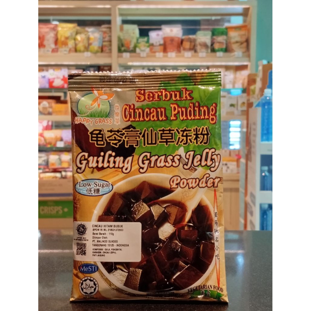 

Guiling Grass Jelly Powder by Happy Grass 110gr