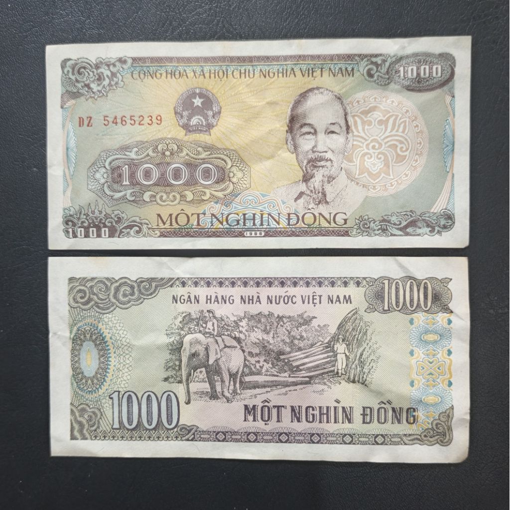 Uang kertas Asing 1000 Vietnam