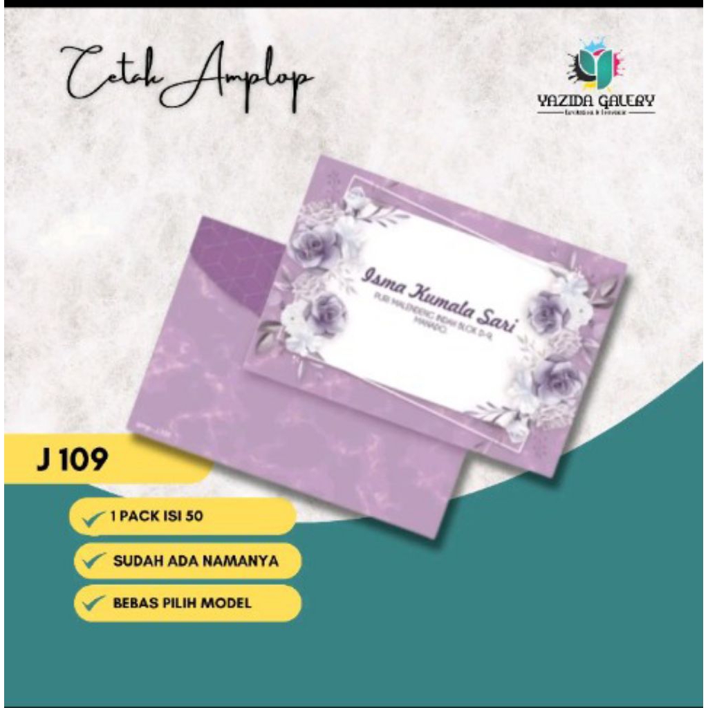 

AMPLOP NOTIF|AMPLOP KONDANGAN|CETAK AMPLOP (50 PCS)
