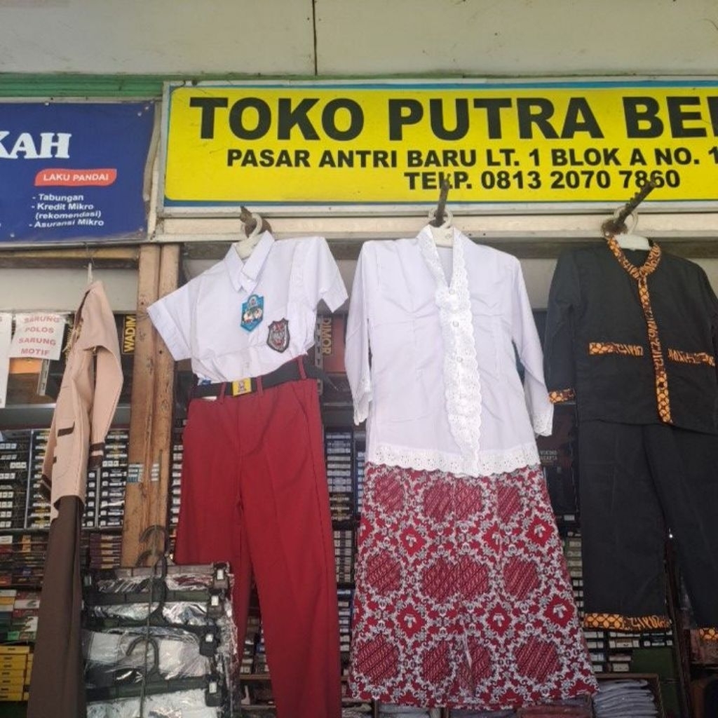 

Putra Berkah-Baju SMA Kemeja SMA Putih Seragam Sekolah SMA Lengan Pendek Lengan Panjang Pria Wanita