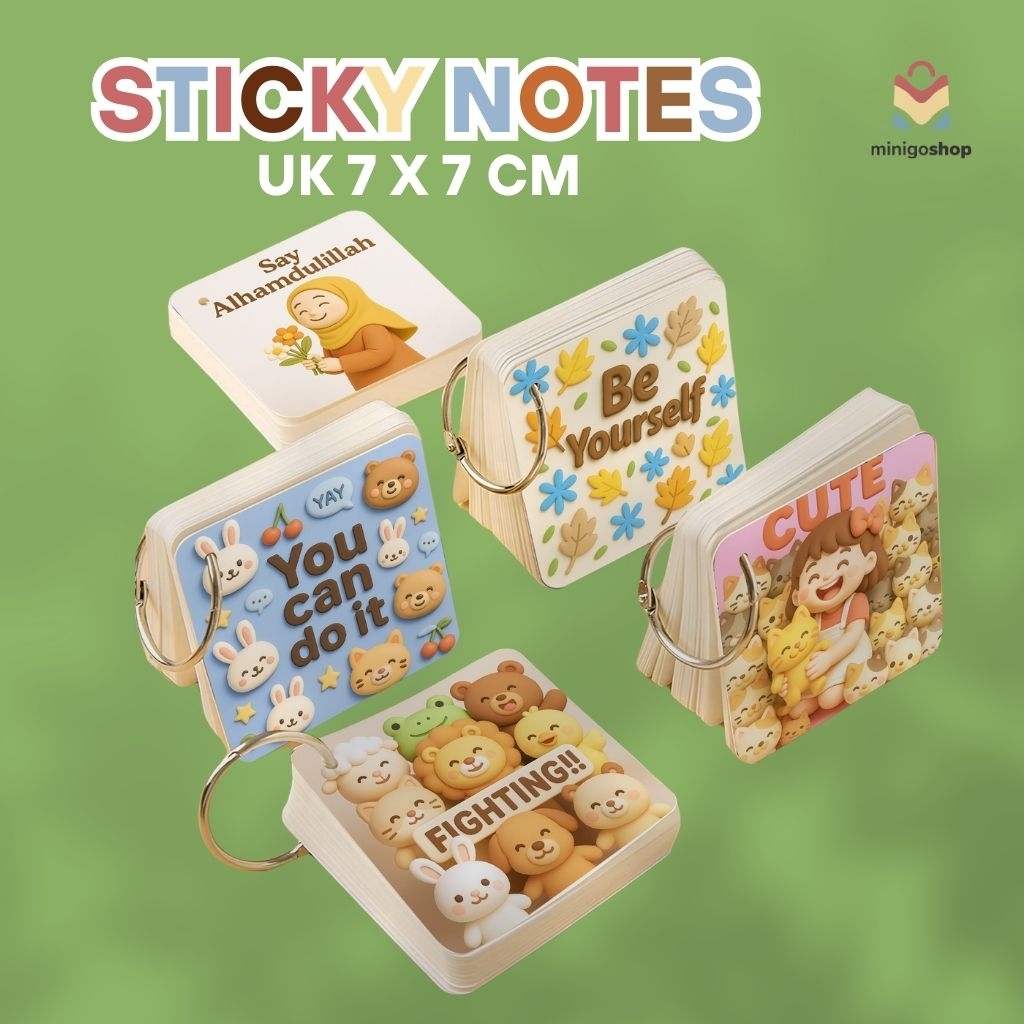

NOTEBOOK MINI RING | STICKY NOTES MINI RING | BUKU MEMO | ISI 75LEMBAR | NOTES MINI |NOTES AESTETIC