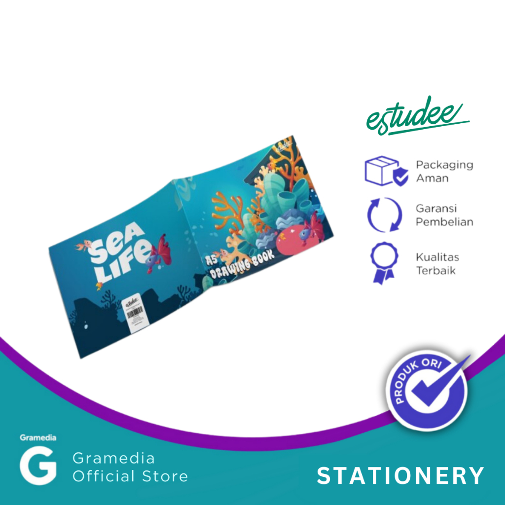 

Estudee Drawing Book A4 I Sealife