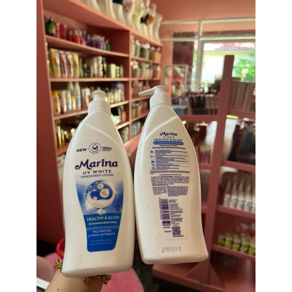 RinaBeautyCare Marina UV White H&BL PUMP 350ml Healthy & Glow 2pcs