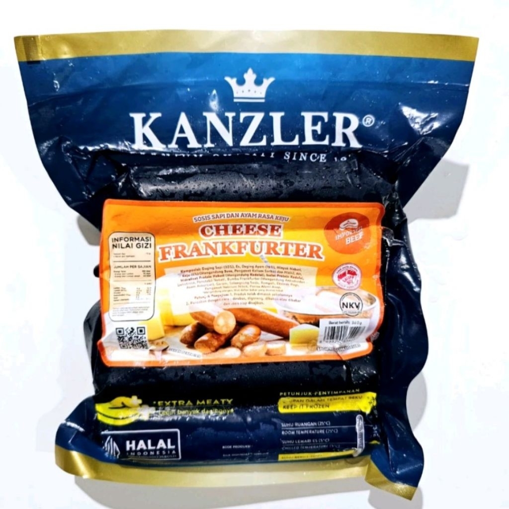 

Kanzler Cheese Frankfruter 360 gr