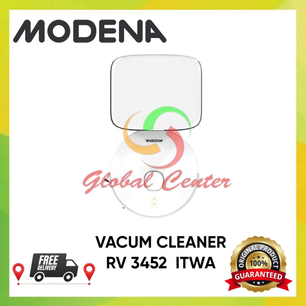 MODENA Seamless Smart Robot Vacuum Cleaner LiDAR RV 3452 ITWA - GARANSI RESMI