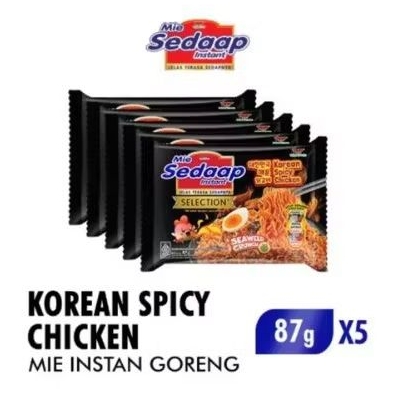 

Mie Instan Sedaap Korean Spicy Chicken 87 gr X5