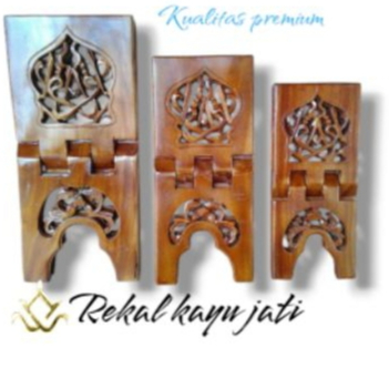 

meja lipat/rekal kayu tatakan baca kitab buku kayu jati