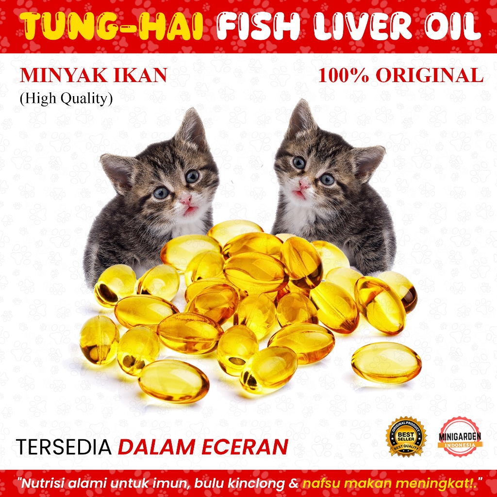 FISH OIL MINYAK IKAN ECERAN vitamin bulu hewa anjing kucing PUPUK FISH EMULSION HORMON ZPT tanaman