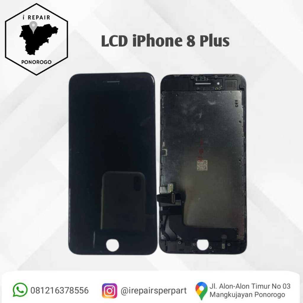 Irepair Sparepart LCD Iphone 8 Plus/Iphone 8+ Original Copotan Mulus | Garansi 7 Hari