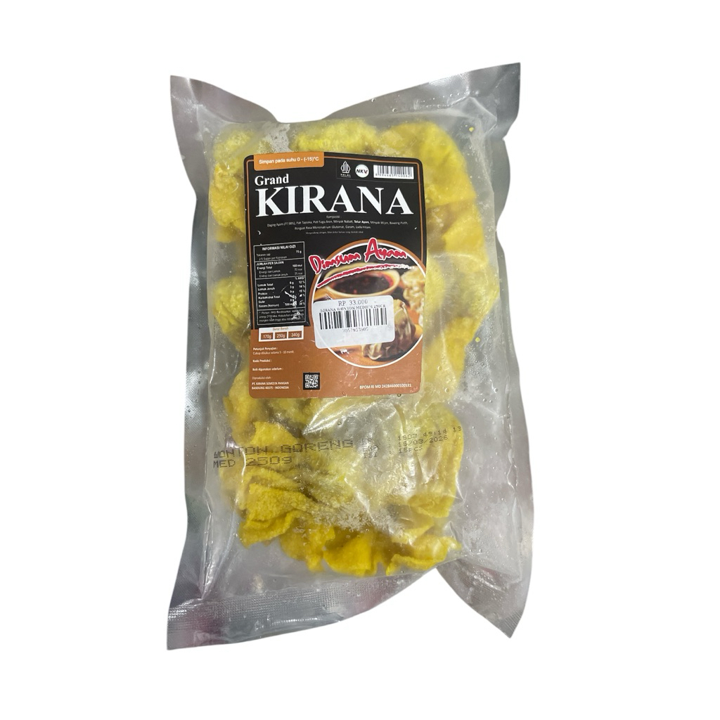 

KIRANA WONTON GORENG 250 GR
