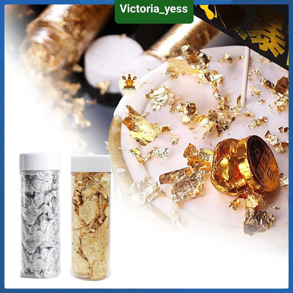 

Victoria_yess | GOLD LEAF CRUMBS BISA DIMAKAN! FOOD GRADE 2 GR