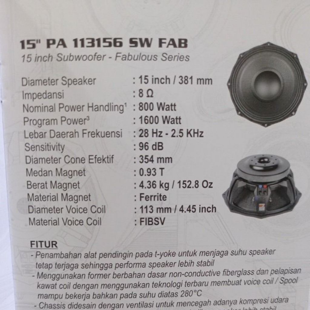 15in PA Fabulous 113156 SW