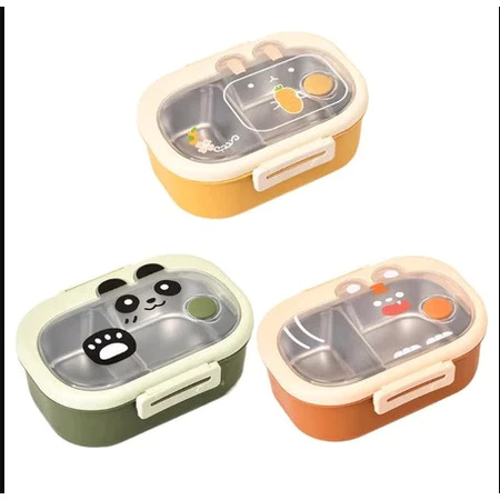 Lunch Box Tempat Bekal Set Tempat Makan Tempat Bekal Anti Tumpah