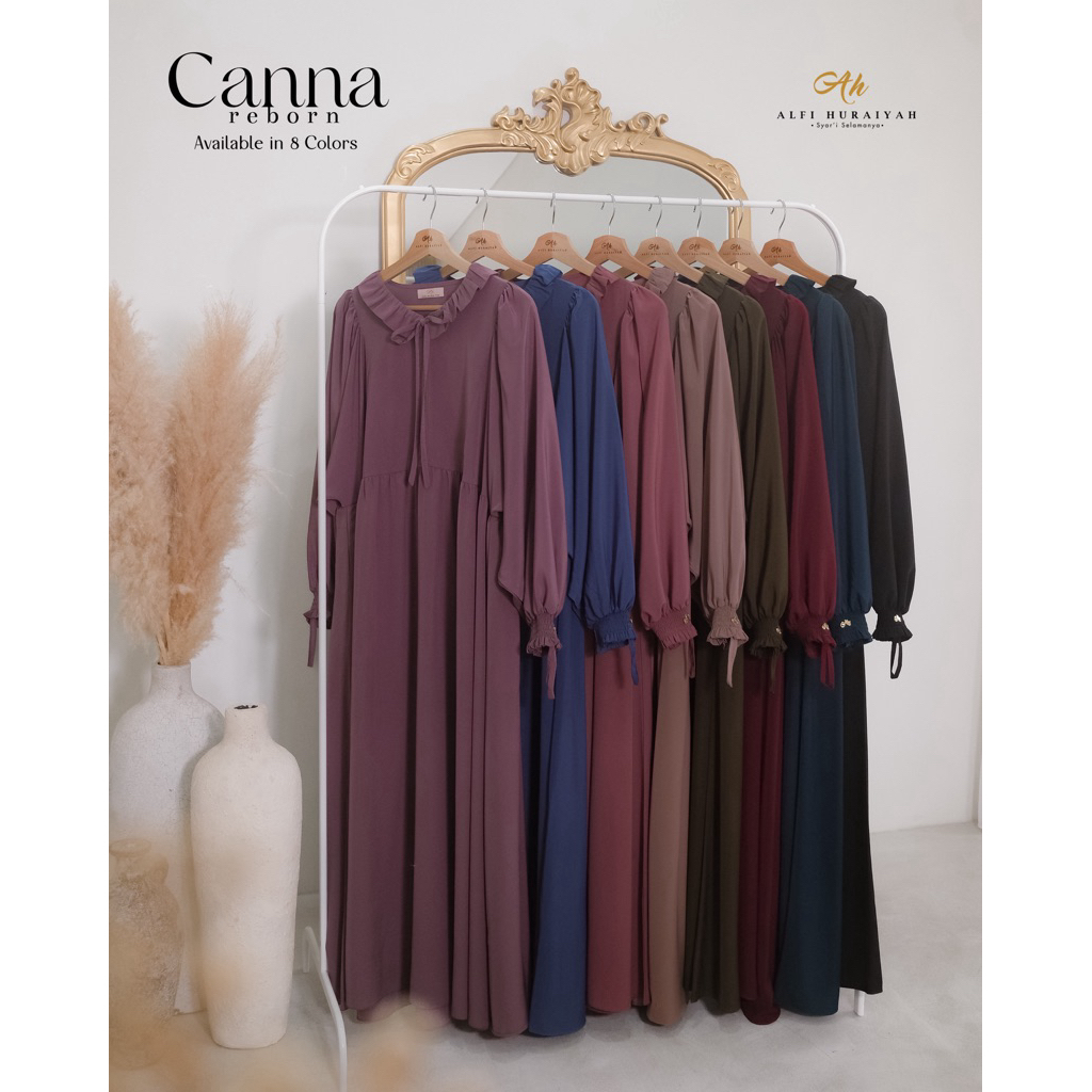 Abaya Gamis Canna series by Alfi huraiyah