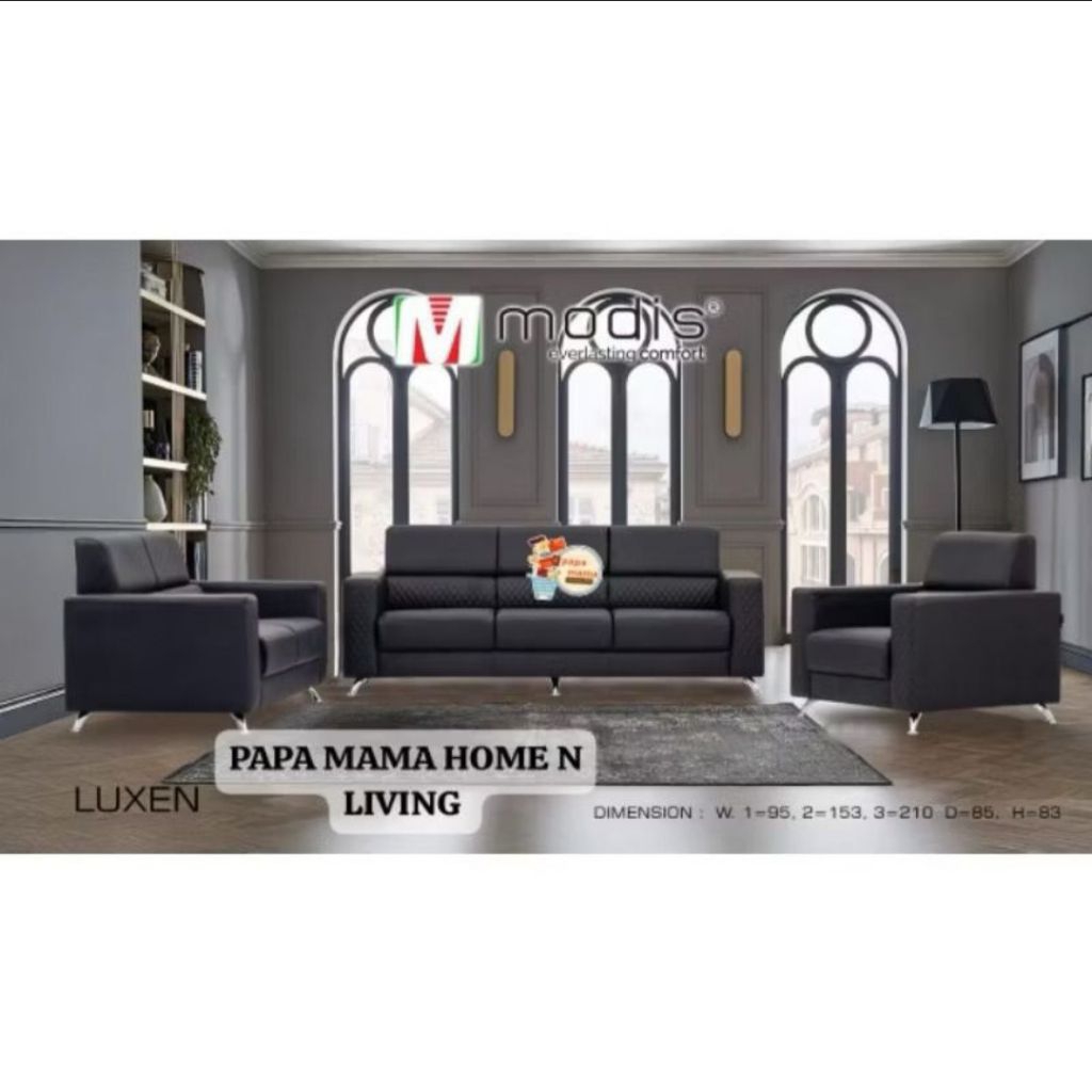 MODIS Sofa 321 Type Luxen - Sofa 321 Seater Minimalis - Sofa Medan