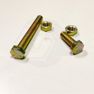 BAUT MUR KUNING M8X20 KUNCI 12 P1.25/BAUT 12AN PANJANG 20MM/2CM