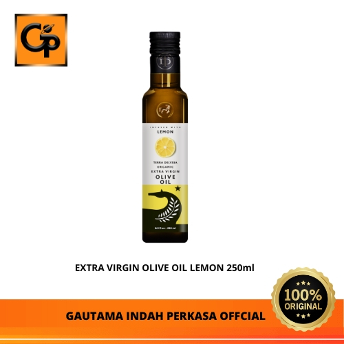 

MINYAK ZAITUN INFUSED LEMON TERRA DELYSSA EXTRA VIRGIN OLIVE OIL 250