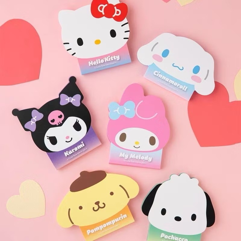 

Memopad Premium Buku Notes Kertas Memo Karakter Sanrio / Memopad Sanrio