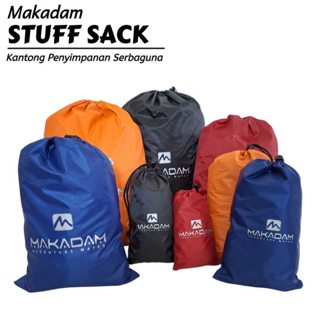 Stuff Sack Tas Serut Kantong Penyimpanan Stuffsack Packing Waterproof Makadam