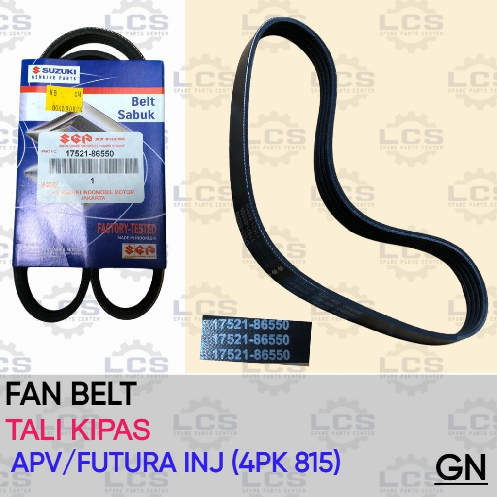 VAN BELT SUZUKI APV/FUTURA INJ 17521-86550 (4PK 815)