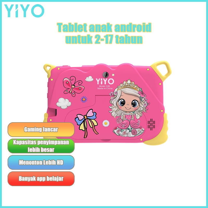 YIYO Tablet Anak Android Murah Tablet Kids 8+256GB HP Tab Anak Android Kids Study Children's Tablet 