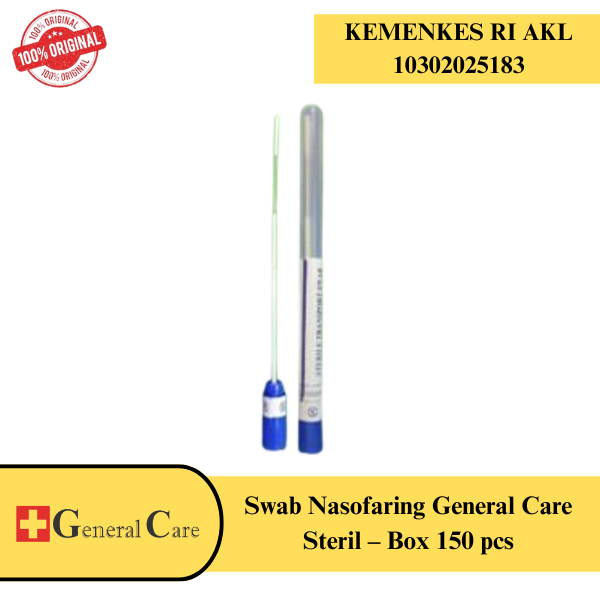 Swab Nasofaring General Care Steril – Box 150 pcs