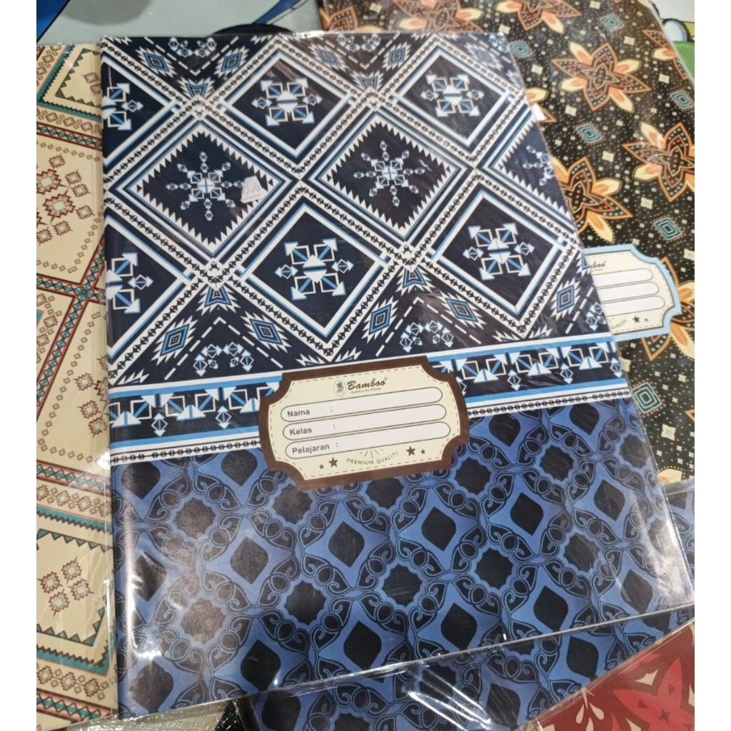

(10pcs) SAMPUL UKURAN BUKU BOXY/PANJANG / SAMPUL BATIK BUKU BOXI