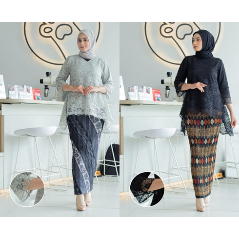 PROMO MURAH ATASAN KEBAYA RINJANI JUMBO / KEBAYA JUMBO M-5XL LD 130 / KEBAYA RINJANI JUMBO/ KEBAYA W