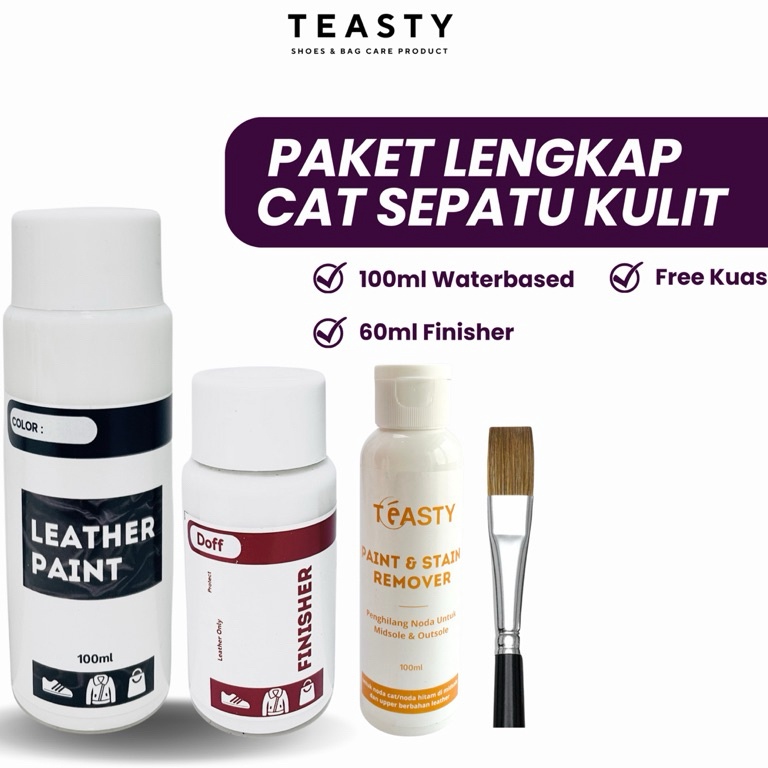 KODE O84C Paket Cat Kulit Sintetis Midsole Sepatu Tas 1ml Leather Paint Anti Luntur Outsole Rubber K