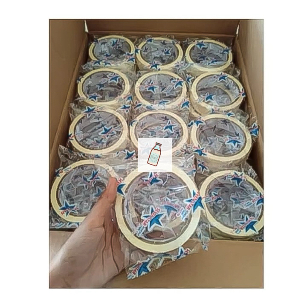 

Lakban kertas 24 mm Masking tape 1 dus isi 144