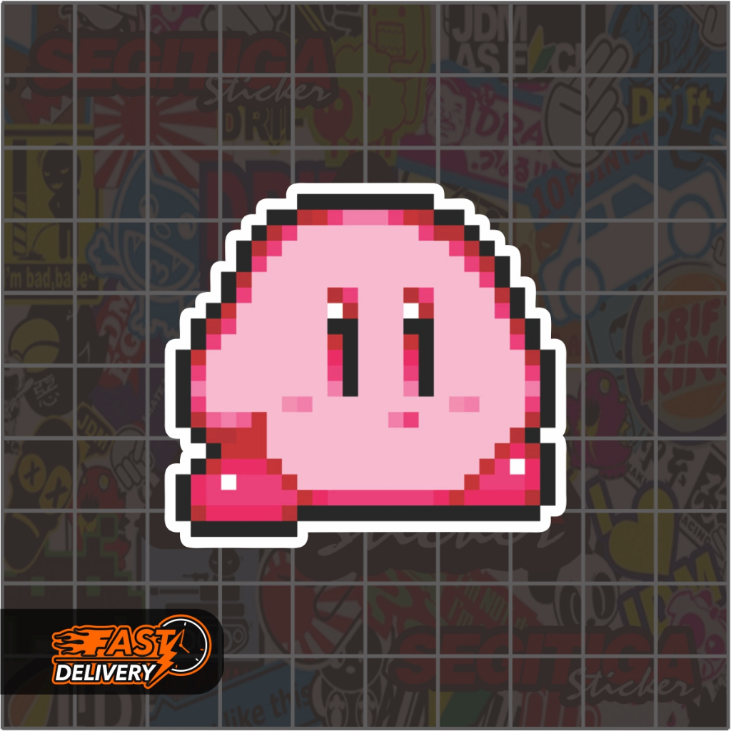 

Sticker Kirby Pixel Ukuran 5.5 x 5 Cm