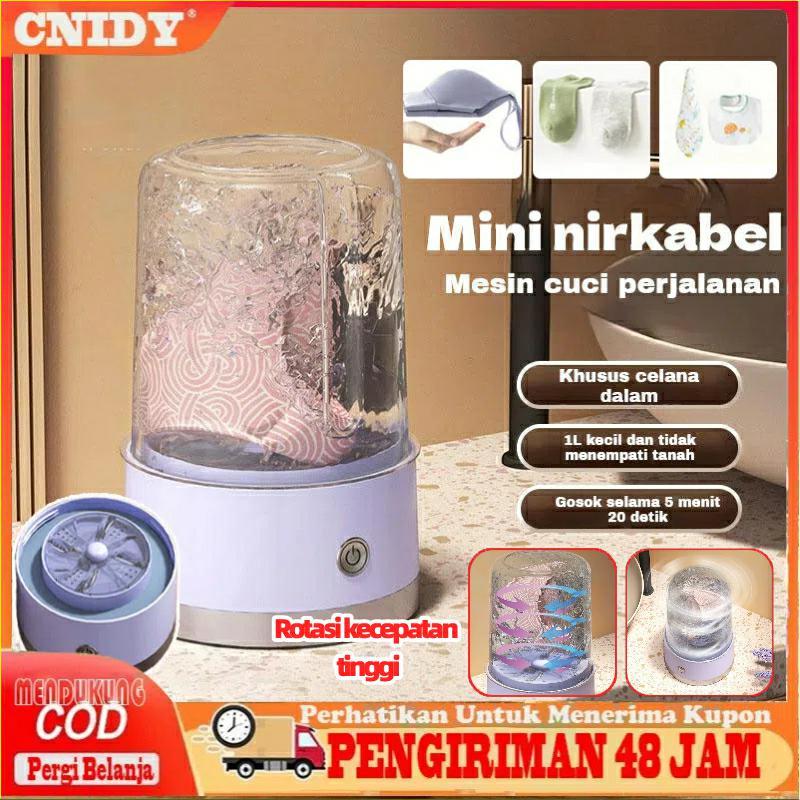 【COD】Mesin Cuci Mini Portable 1L Mesin Washing Machine Mesin Cuci Otomatis Mesin Cuci Dalam Dan Kaus