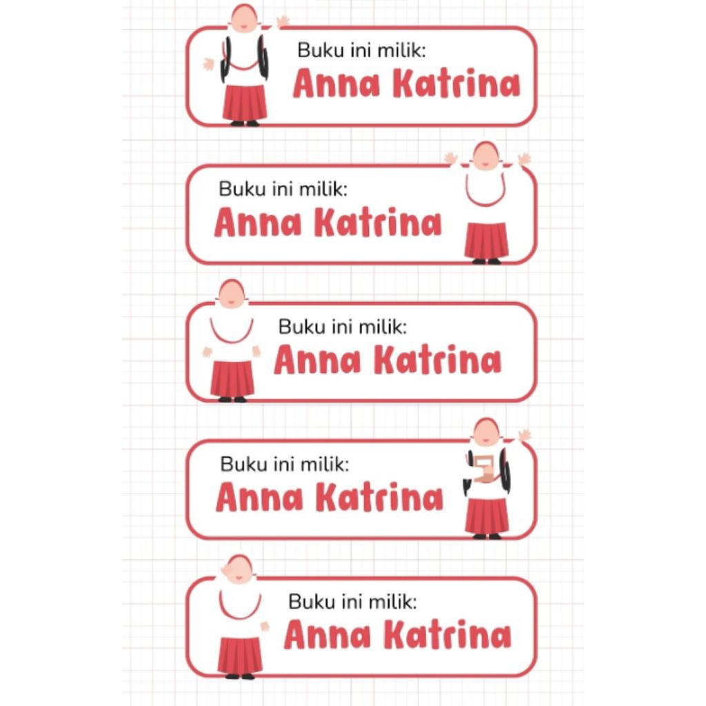 

Label striker bisa Custum nama (50 pcs)