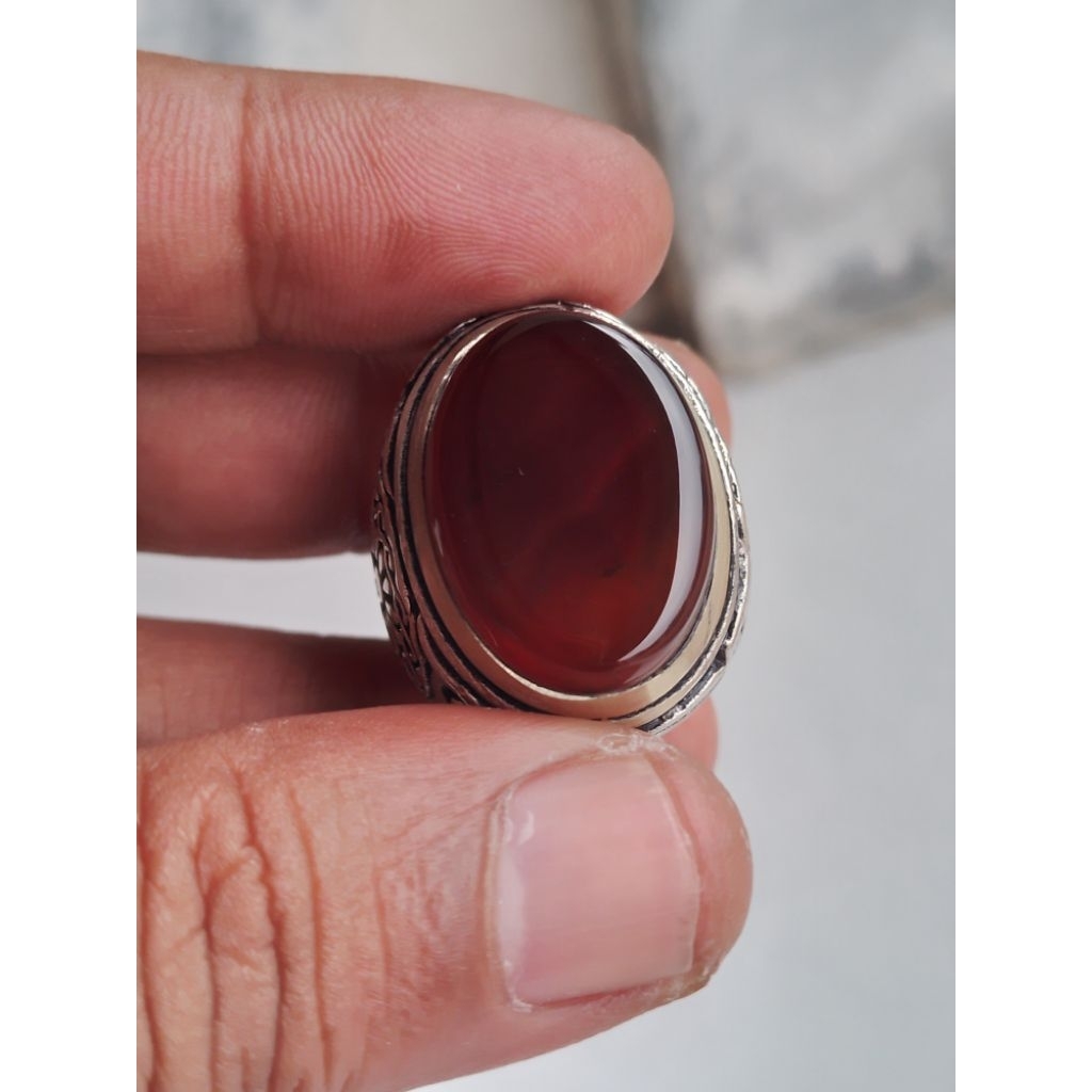 batu akik yaman ahmar natural kualitas ajibbb